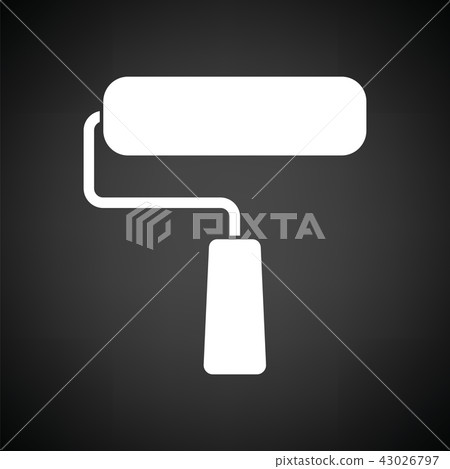 Icon of construction paint brushes Icon of construction paint brushes 43026797