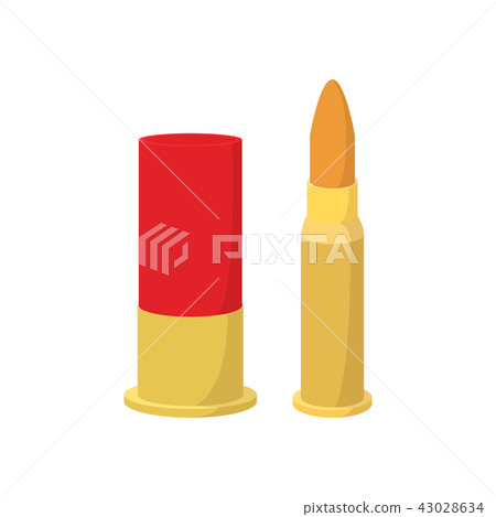 Golden bullets cartoon icon Golden bullets cartoon icon 43028634