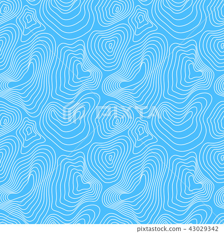 Heights map, white contour on blue Heights map, white contour on blue 43029342