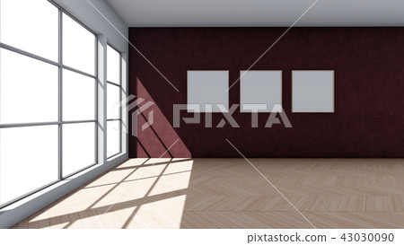 Interior background, 3D rendering Interior background, 3D rendering 43030090