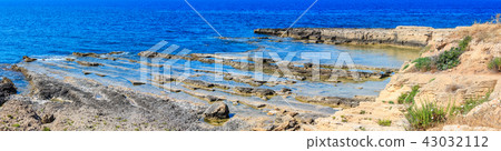 Sicily summer sea coast, Italy 43032112