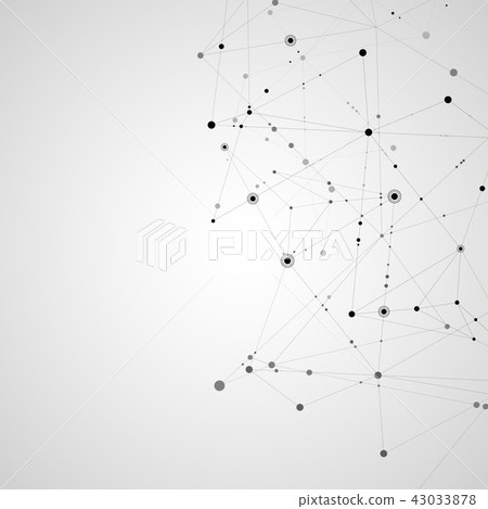 Connect polygonal network background. Lines and... - Stock Illustration ...