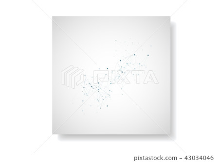 Lines connecting creative grid points on surface. Abstract cover background Lines connecting creative grid points on surface. Abstract cover background 43034046