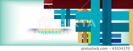 Line abstract background, vector modern template 43034370
