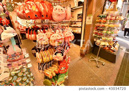 Kyoto Nishiki Market Nishiki-dori Kyo的廚房妹妹Hexagon章魚錦緞 43034720