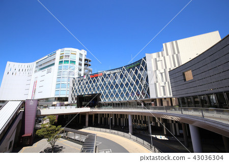 图库照片: 水户站茨城县水户市南侧的风景