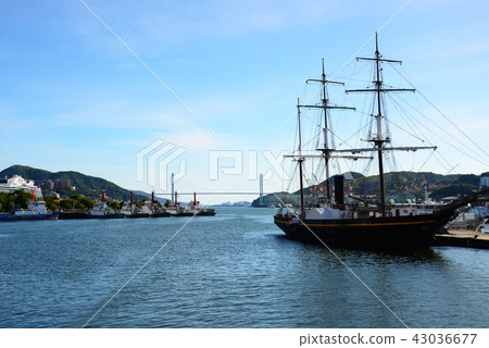 Nagasaki Harbor and Goddess Ohashi Nagasaki Harbor and Goddess Ohashi 43036677