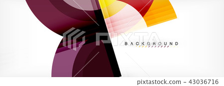 Vector circular geometric abstract background Vector circular geometric abstract background 43036716