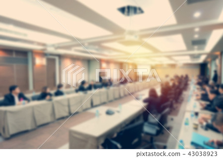 Blur of business Conference and Presentation 43038923