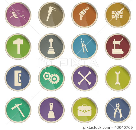 work tools icon set 43040769