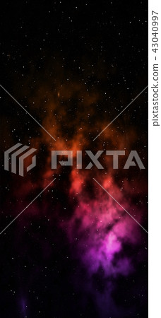 Being shone nebula. 3D rendering Being shone nebula. 3D rendering 43040997