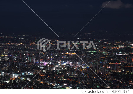 札幌夜景Mt. Moiwa山 札幌夜景Mt. Moiwa山 43041955
