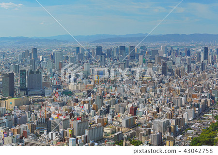 [從阿倍野Harukas天文台觀看]（高分辨率版本）大阪市大阪市阿倍野區阿倍之筋1 43042758