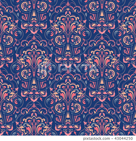 Vector damask seamless pattern Vector damask seamless pattern 43044250