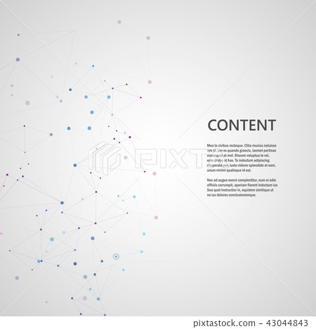 Lines connecting creative grid points on surface. Abstract cover background Lines connecting creative grid points on surface. Abstract cover background 43044843
