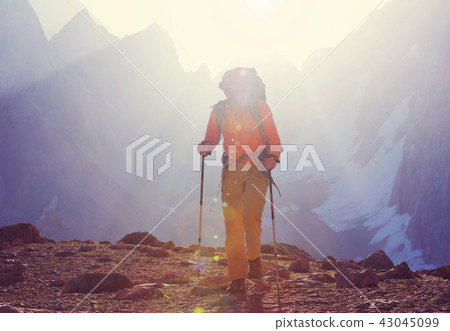 Hike in Fann mountains Hike in Fann mountains 43045099