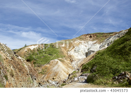 Manza Hot Spring Sulfur Ejection Hole Air Space 43045573