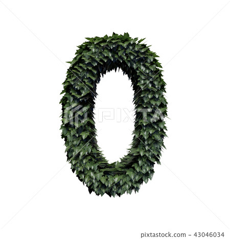 Foliage Number, 3D rendering 43046034
