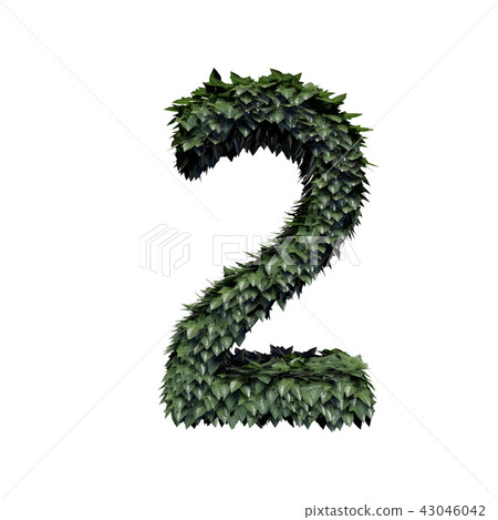Foliage Number, 3D rendering 43046042