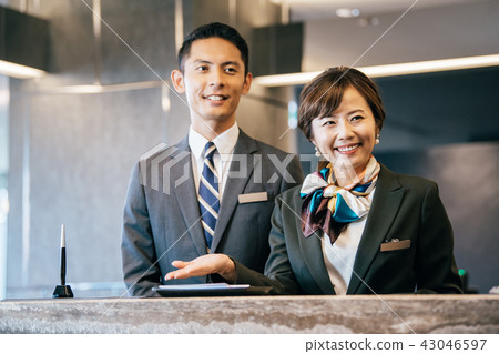 Business receptionist 43046597