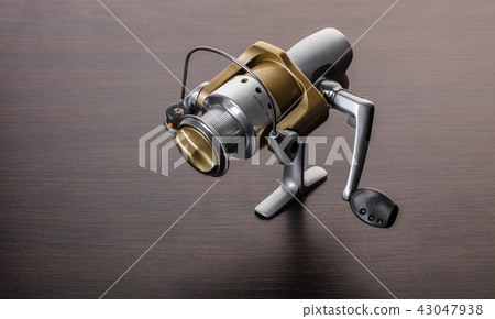 coil for fishing rod close-up coil for fishing rod close-up 43047938
