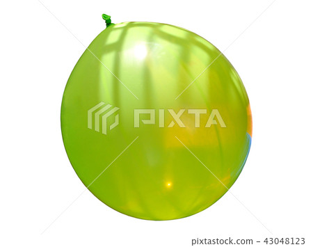 Blown green balloon 43048123