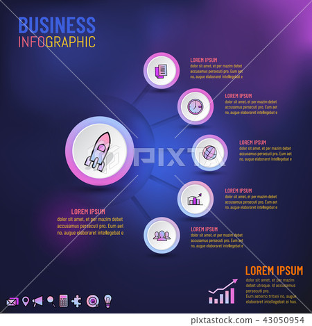 Business Infographics template for presentation 43050954
