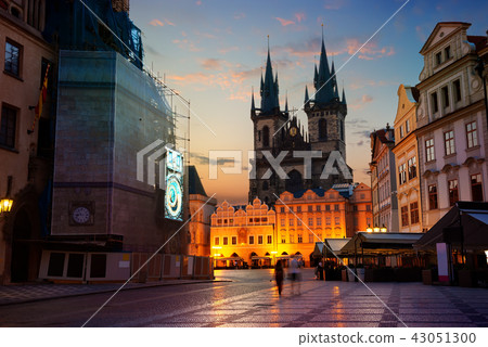 Staromestska square in Prague 43051300