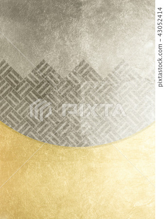 Gold wood gold silver (background material) 43052414