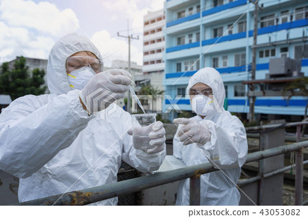 Scientists are examining the quality of waste Scientists are examining the quality of waste 43053082