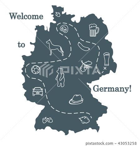 various symbols of Germany Travel and leisure. 43053258