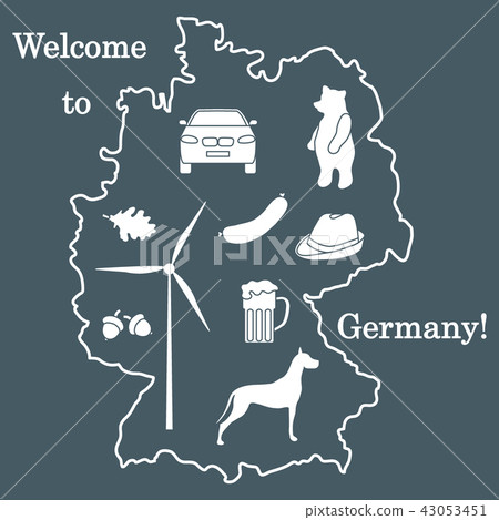 various symbols of Germany Travel and leisure. 43053451