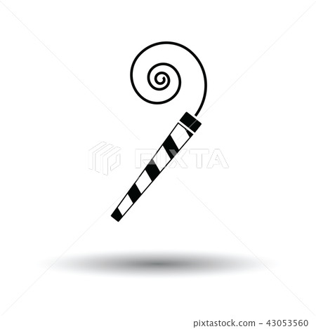 Party whistle icon 43053560