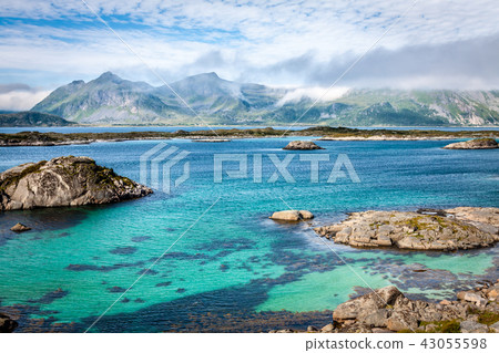 Beautiful landscape of north Norway, Scandinavia 43055598