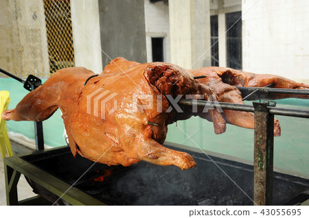 Grilled lamb meat Grilled lamb meat 43055695