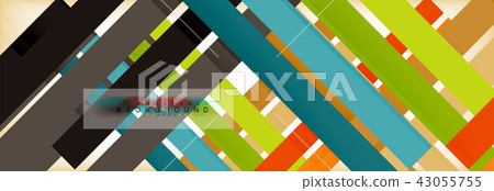 Line abstract background, vector modern template 43055755