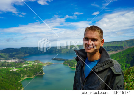 Lagoa Sete Cidades lakes on Sao Miguel island Lagoa Sete Cidades lakes on Sao Miguel island 43056185
