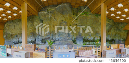 [臼杵石佛]（高分辨率版）大分縣深田臼杵 43056500