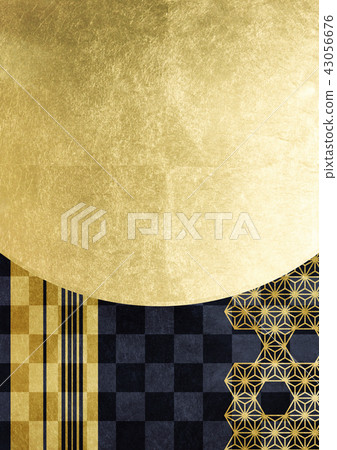 Hemp Leaf Marker Gold Blue (background material) Hemp Leaf Marker Gold Blue (background material) 43056676