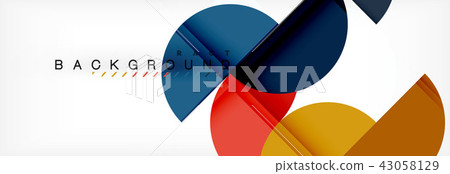 Semi circle abstract background, modern geometric pattern design. Business or technology Semi circle abstract background, modern geometric pattern design. Business or technology 43058129
