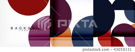 Semi circle abstract background, modern geometric pattern design. Business or technology Semi circle abstract background, modern geometric pattern design. Business or technology 43058131