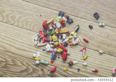 Colorful clay 43059312