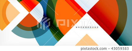 Vector circular geometric abstract background Vector circular geometric abstract background 43059383