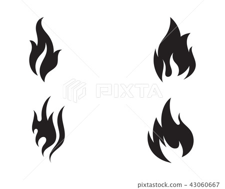 Fire flame vector illustration 43060667