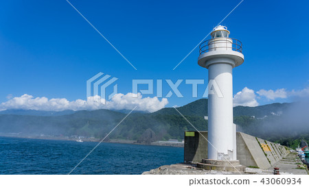 Lighthouse and fog 43060934