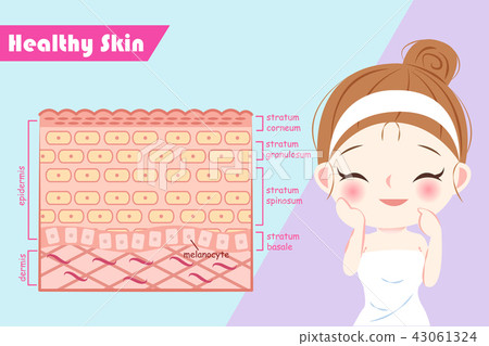 woman with healthy skin concept woman with healthy skin concept 43061324