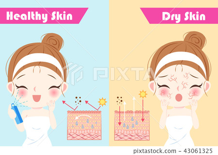woman with skin care problem woman with skin care problem 43061325