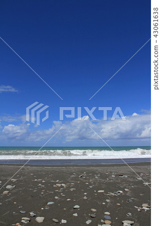 Sea of Japan in summer  Sea of Japan in summer  43061638