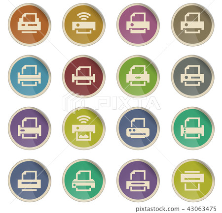 print icon set print icon set 43063475