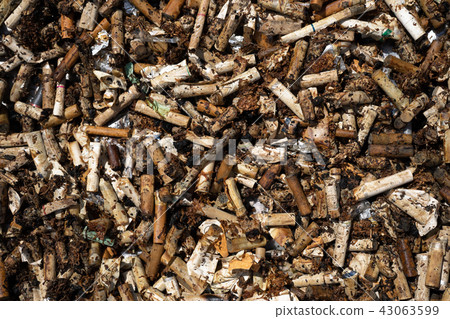很多煙頭 43063599
